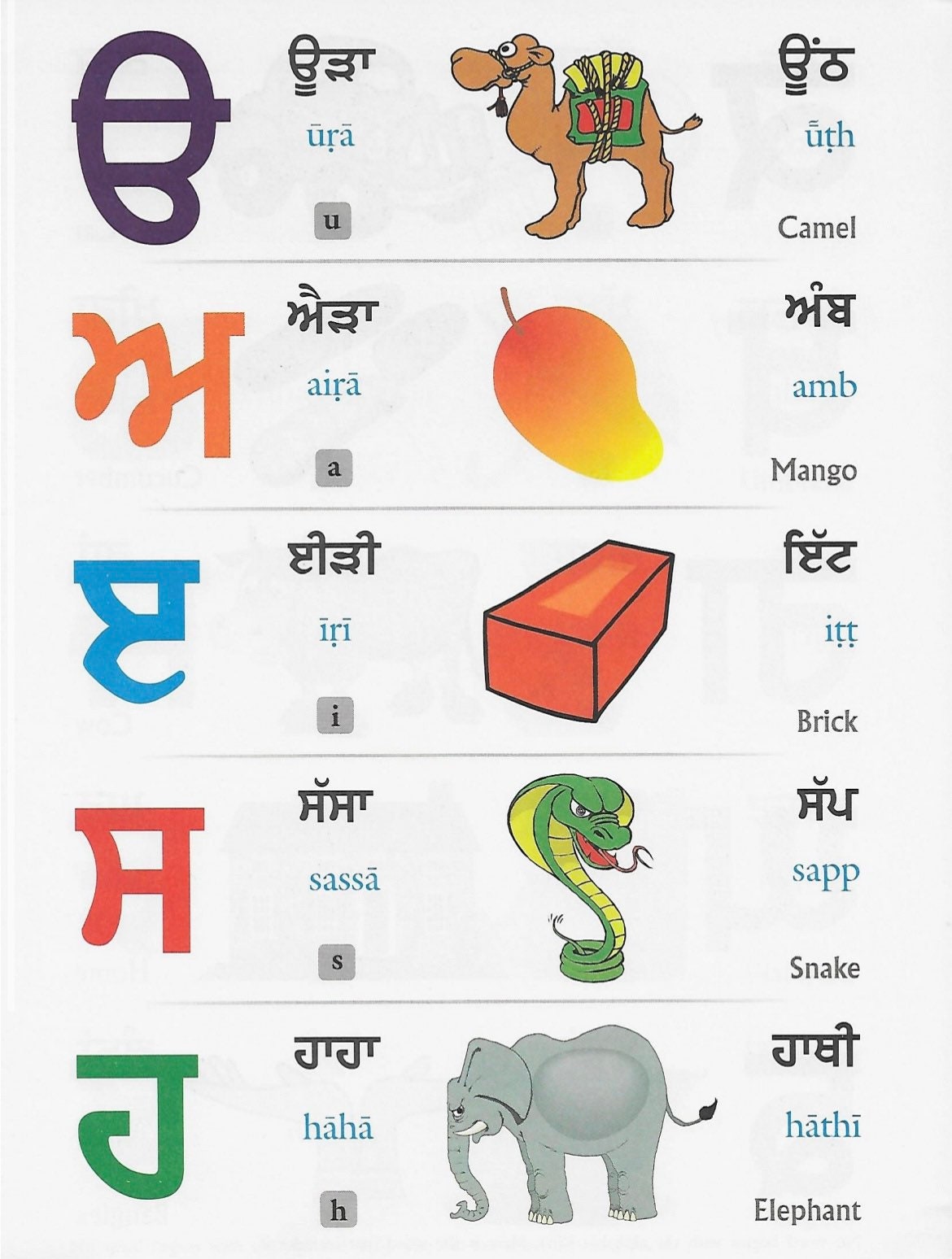 Gurmukhi alphabet book - Image 3