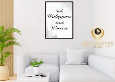 Inhale Waheguru, exhale worries