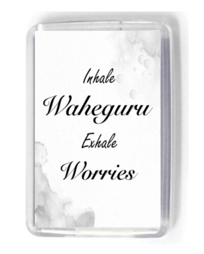 Inhale Waheguru, exhale worries