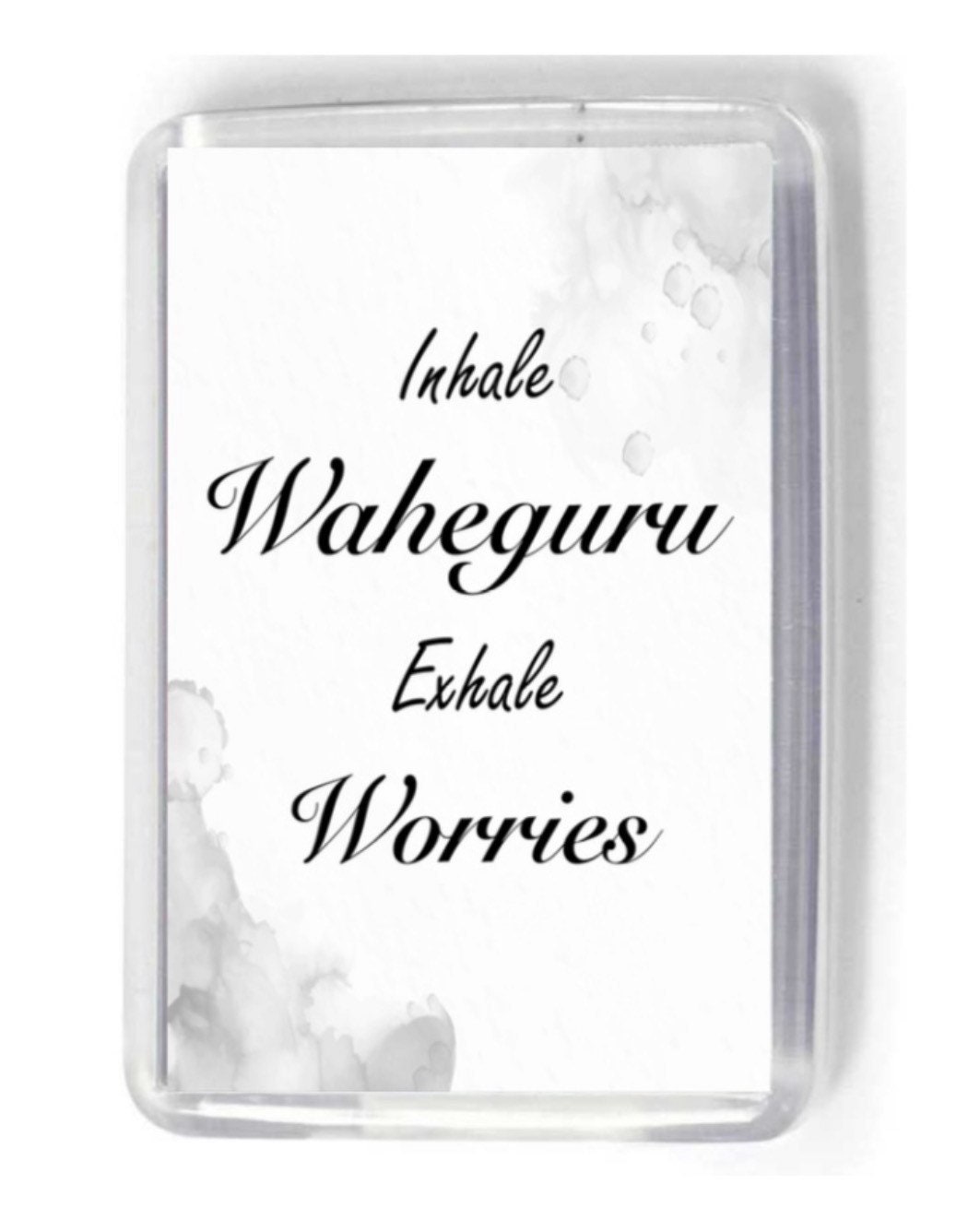 Inhale Waheguru, exhale worries