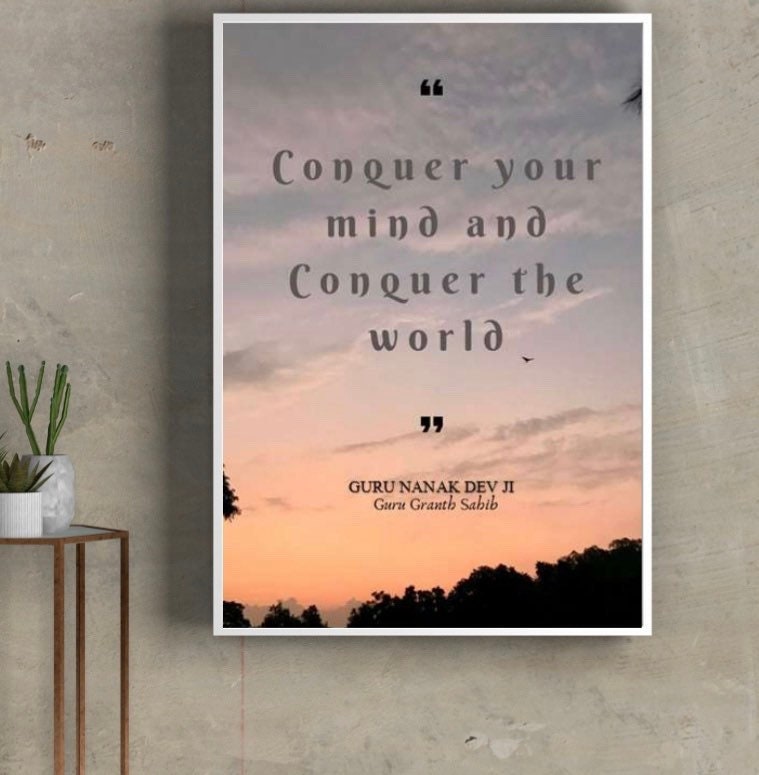 Conquer your mind and conquer the world