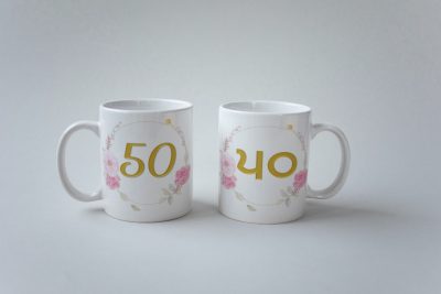 50th Birthday - Floral