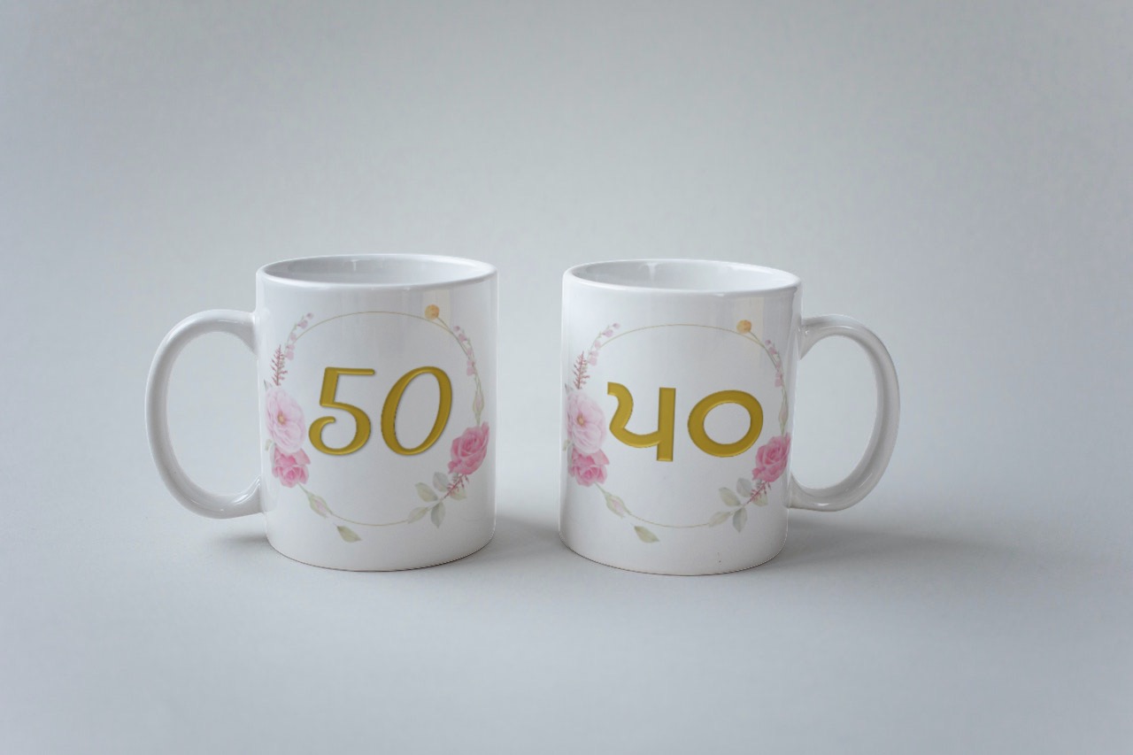 50th Birthday - Floral