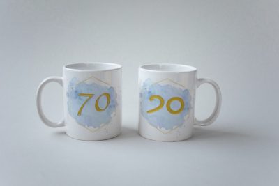 70th Birthday - Blue