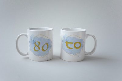 80th Birthday - Blue