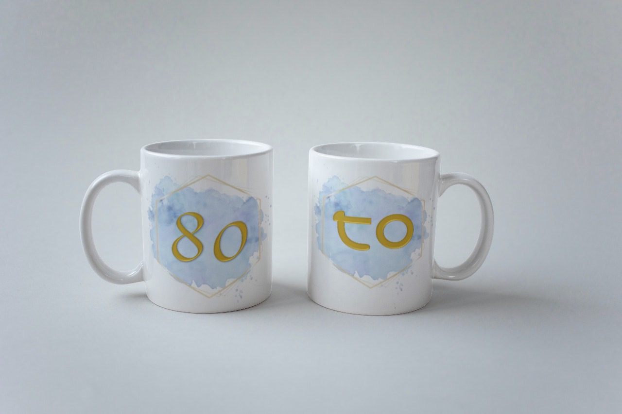 80th Birthday - Blue