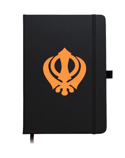Khanda black journal/notebook