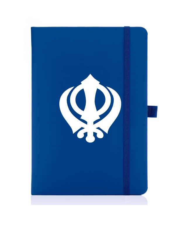 Khanda black journal/notebook
