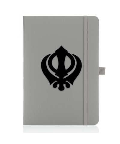 Khanda grey journal/notebook