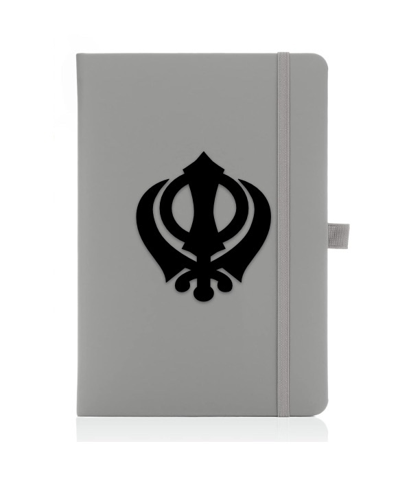 Khanda grey journal/notebook