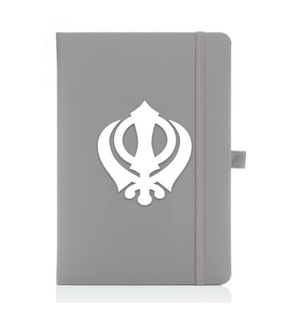 Khanda grey journal/notebook