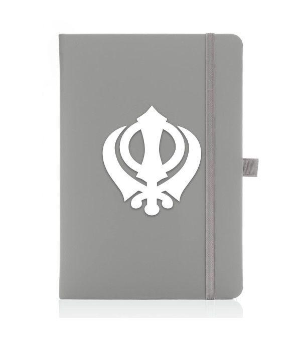Khanda grey journal/notebook