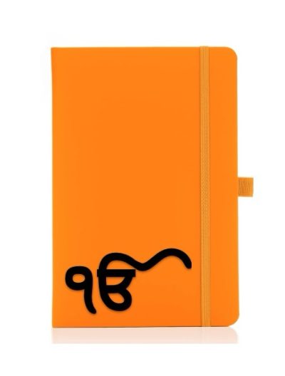 Ik Onkar orange journal/notebook