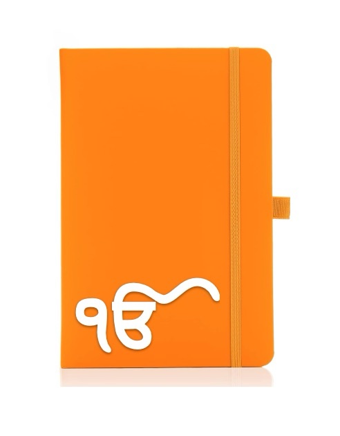 Ik Onkar orange journal/notebook