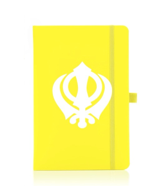 Khanda yellow journal/notebook