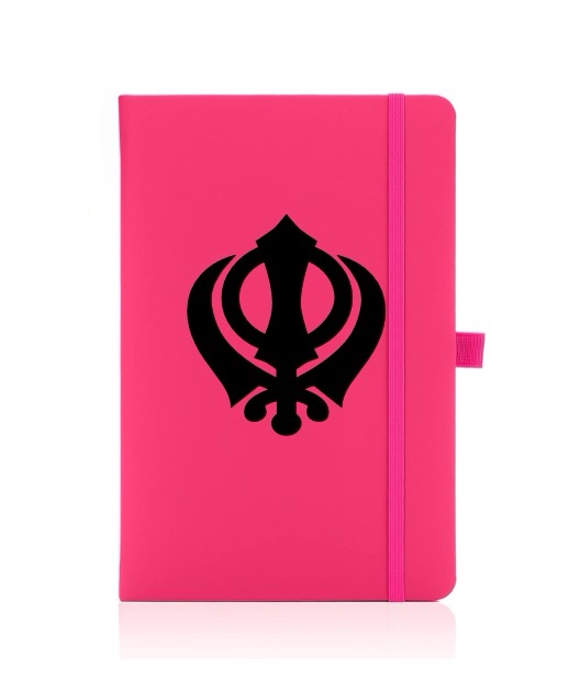 Khanda pink journal/notebook