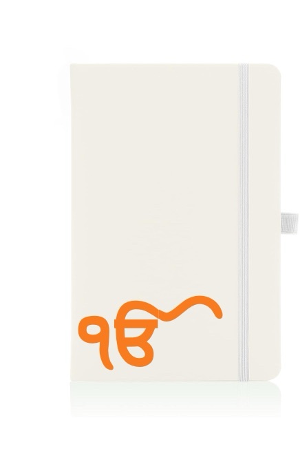 Ik Onkar white journal/notebook